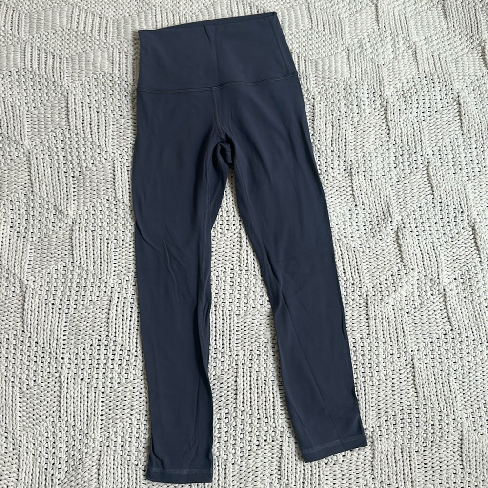 Lululemon Grey/Purple align leggings 25”